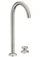 AXOR-HG-AXOR-One-2-Loch-Waschtischmischer-Select-260-mit-Push-Open-Ablaufgarnitur-Edelstahl-Optic-48060800 gallery number 1
